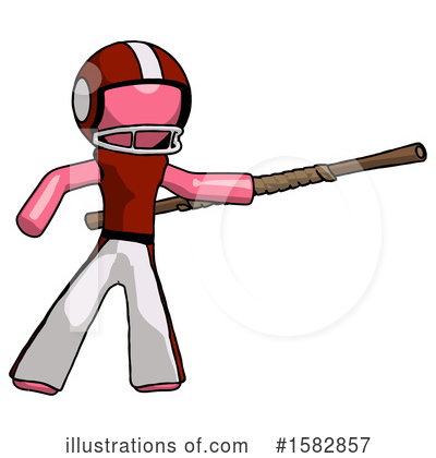 Royalty-Free (RF) Pink Design Mascot Clipart Illustration by Leo Blanchette - Stock Sample #1582857