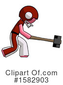 Pink Design Mascot Clipart #1582903 by Leo Blanchette