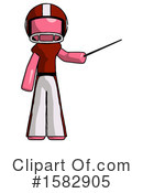 Pink Design Mascot Clipart #1582905 by Leo Blanchette