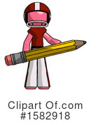 Pink Design Mascot Clipart #1582918 by Leo Blanchette