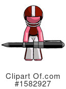 Pink Design Mascot Clipart #1582927 by Leo Blanchette