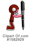 Pink Design Mascot Clipart #1582929 by Leo Blanchette