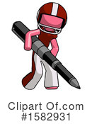 Pink Design Mascot Clipart #1582931 by Leo Blanchette
