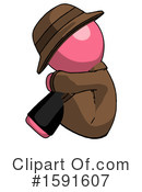 Pink Design Mascot Clipart #1591607 by Leo Blanchette