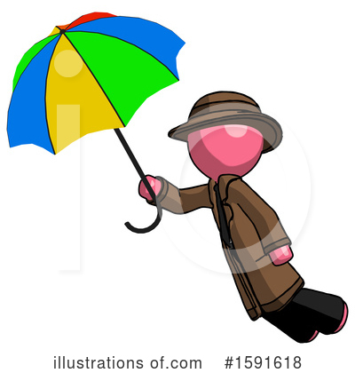 Royalty-Free (RF) Pink Design Mascot Clipart Illustration by Leo Blanchette - Stock Sample #1591618