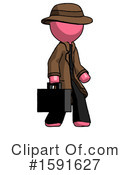 Pink Design Mascot Clipart #1591627 by Leo Blanchette