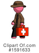 Pink Design Mascot Clipart #1591633 by Leo Blanchette