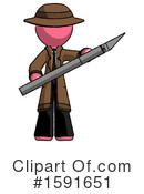Pink Design Mascot Clipart #1591651 by Leo Blanchette