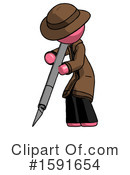 Pink Design Mascot Clipart #1591654 by Leo Blanchette
