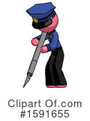 Pink Design Mascot Clipart #1591655 by Leo Blanchette
