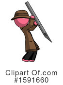 Pink Design Mascot Clipart #1591660 by Leo Blanchette