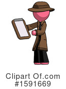 Pink Design Mascot Clipart #1591669 by Leo Blanchette