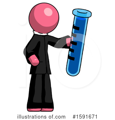 Royalty-Free (RF) Pink Design Mascot Clipart Illustration by Leo Blanchette - Stock Sample #1591671