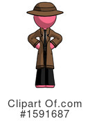 Pink Design Mascot Clipart #1591687 by Leo Blanchette