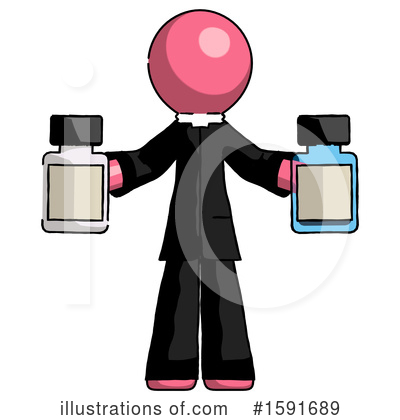 Royalty-Free (RF) Pink Design Mascot Clipart Illustration by Leo Blanchette - Stock Sample #1591689