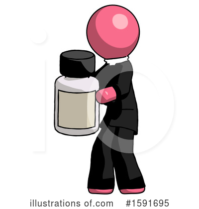 Royalty-Free (RF) Pink Design Mascot Clipart Illustration by Leo Blanchette - Stock Sample #1591695
