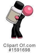 Pink Design Mascot Clipart #1591698 by Leo Blanchette