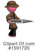 Pink Design Mascot Clipart #1591720 by Leo Blanchette
