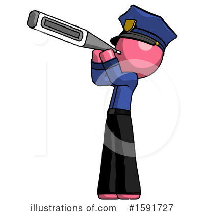 Royalty-Free (RF) Pink Design Mascot Clipart Illustration by Leo Blanchette - Stock Sample #1591727