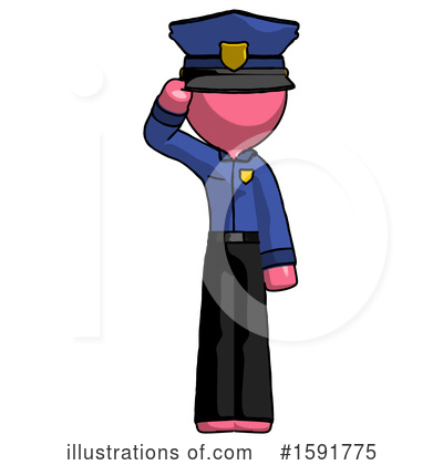 Royalty-Free (RF) Pink Design Mascot Clipart Illustration by Leo Blanchette - Stock Sample #1591775