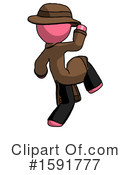 Pink Design Mascot Clipart #1591777 by Leo Blanchette