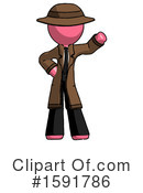 Pink Design Mascot Clipart #1591786 by Leo Blanchette