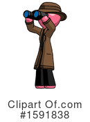 Pink Design Mascot Clipart #1591838 by Leo Blanchette