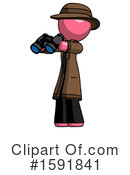 Pink Design Mascot Clipart #1591841 by Leo Blanchette