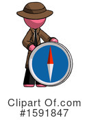 Pink Design Mascot Clipart #1591847 by Leo Blanchette