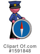 Pink Design Mascot Clipart #1591848 by Leo Blanchette