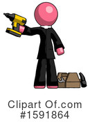 Pink Design Mascot Clipart #1591864 by Leo Blanchette