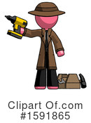 Pink Design Mascot Clipart #1591865 by Leo Blanchette