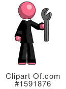 Pink Design Mascot Clipart #1591876 by Leo Blanchette