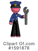 Pink Design Mascot Clipart #1591878 by Leo Blanchette