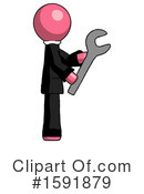Pink Design Mascot Clipart #1591879 by Leo Blanchette