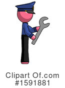 Pink Design Mascot Clipart #1591881 by Leo Blanchette