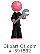 Pink Design Mascot Clipart #1591882 by Leo Blanchette