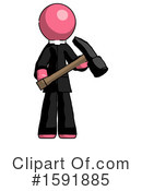 Pink Design Mascot Clipart #1591885 by Leo Blanchette