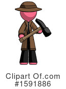 Pink Design Mascot Clipart #1591886 by Leo Blanchette