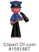 Pink Design Mascot Clipart #1591887 by Leo Blanchette