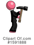 Pink Design Mascot Clipart #1591888 by Leo Blanchette
