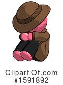 Pink Design Mascot Clipart #1591892 by Leo Blanchette