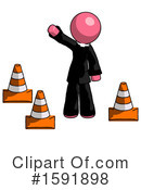 Pink Design Mascot Clipart #1591898 by Leo Blanchette