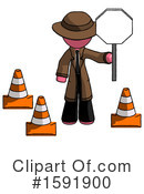 Pink Design Mascot Clipart #1591900 by Leo Blanchette