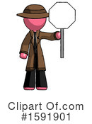Pink Design Mascot Clipart #1591901 by Leo Blanchette