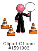 Pink Design Mascot Clipart #1591903 by Leo Blanchette