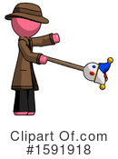 Pink Design Mascot Clipart #1591918 by Leo Blanchette