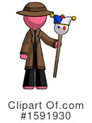 Pink Design Mascot Clipart #1591930 by Leo Blanchette