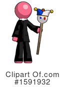 Pink Design Mascot Clipart #1591932 by Leo Blanchette