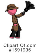 Pink Design Mascot Clipart #1591936 by Leo Blanchette